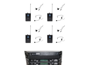 Wireless Microphone Bundle – 4 Beltpacks