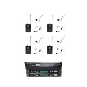Wireless Microphone Bundle – 4 Beltpacks
