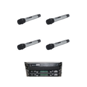 Wireless Microphone Bundle - 4 Handhelds