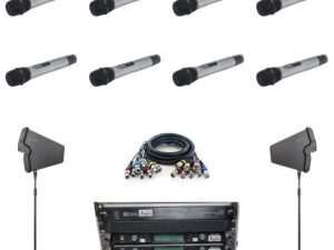 Wireless Microphone Bundle – 8 Handhelds